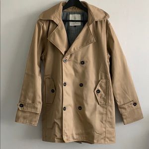 Paddington Khaki Hooded Trench Coat